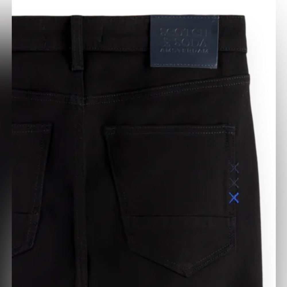 SCOTCH & SODA***Men's Skim Skinny Black Jeans Denim***Size 29/32***$148 - Picture 4 of 7